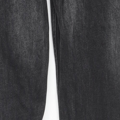 Mens UK Size 30 in NEXT Regular Fit Skinny Black Jeans