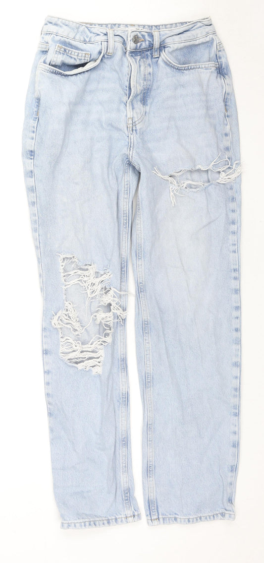 Denim & Co. Womens Black Cotton Skinny Jeans Size 10 L28 in Regular Zip