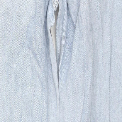 Denim & Co. Womens Black Cotton Skinny Jeans Size 10 L28 in Regular Zip