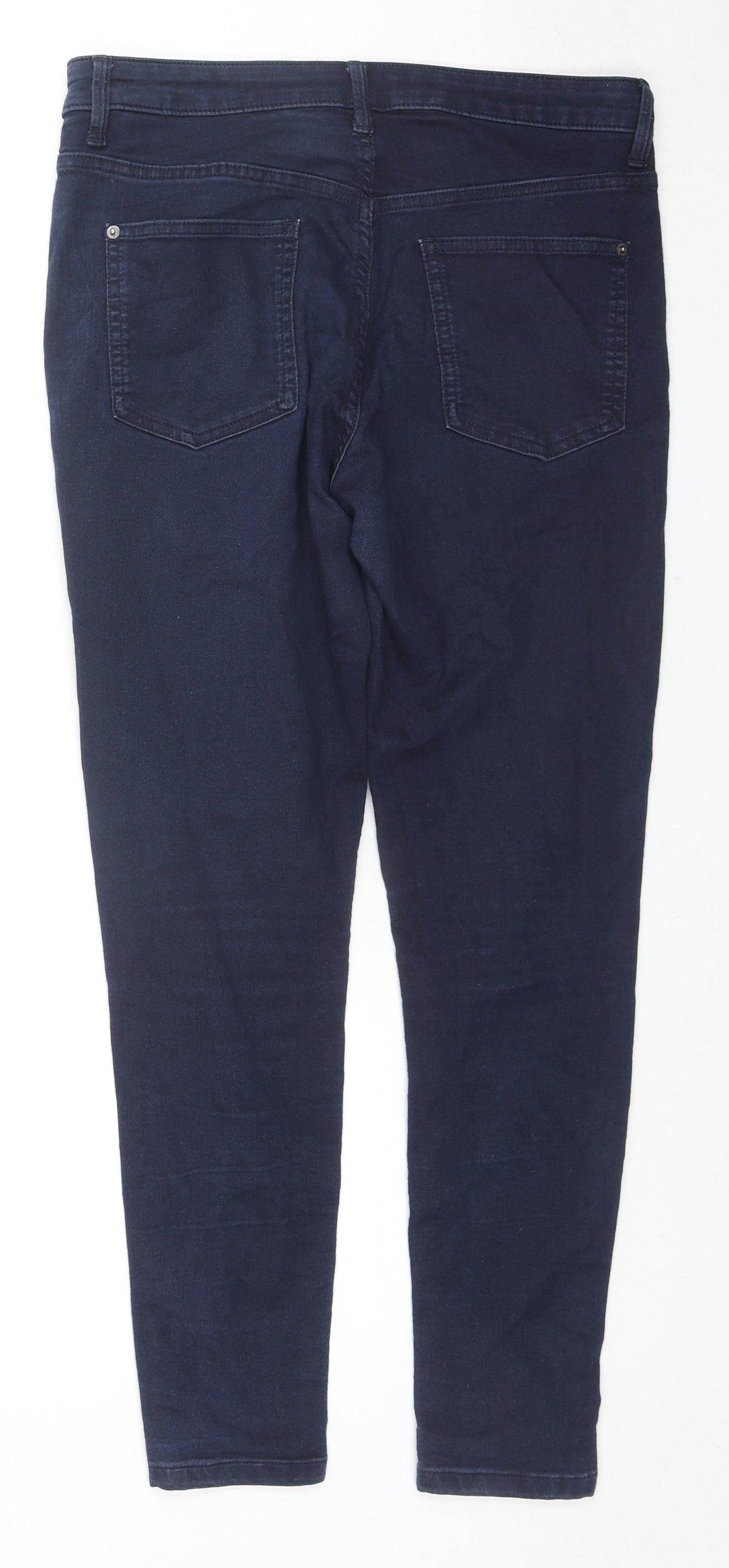 Womens UK Size 12 Marks and Spencer Regular Fit Skinny Blue Jeans