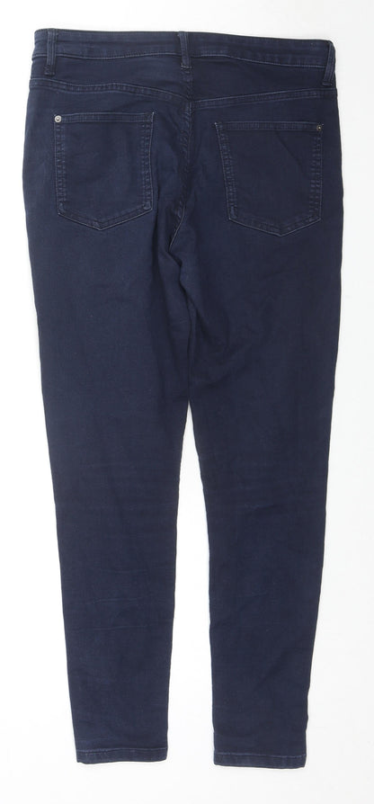 Womens UK Size 12 Marks and Spencer Regular Fit Skinny Blue Jeans
