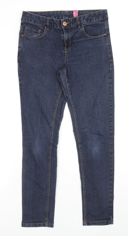 Womens UK Size 10 Yes Yes Regular Fit Skinny Blue Jeans