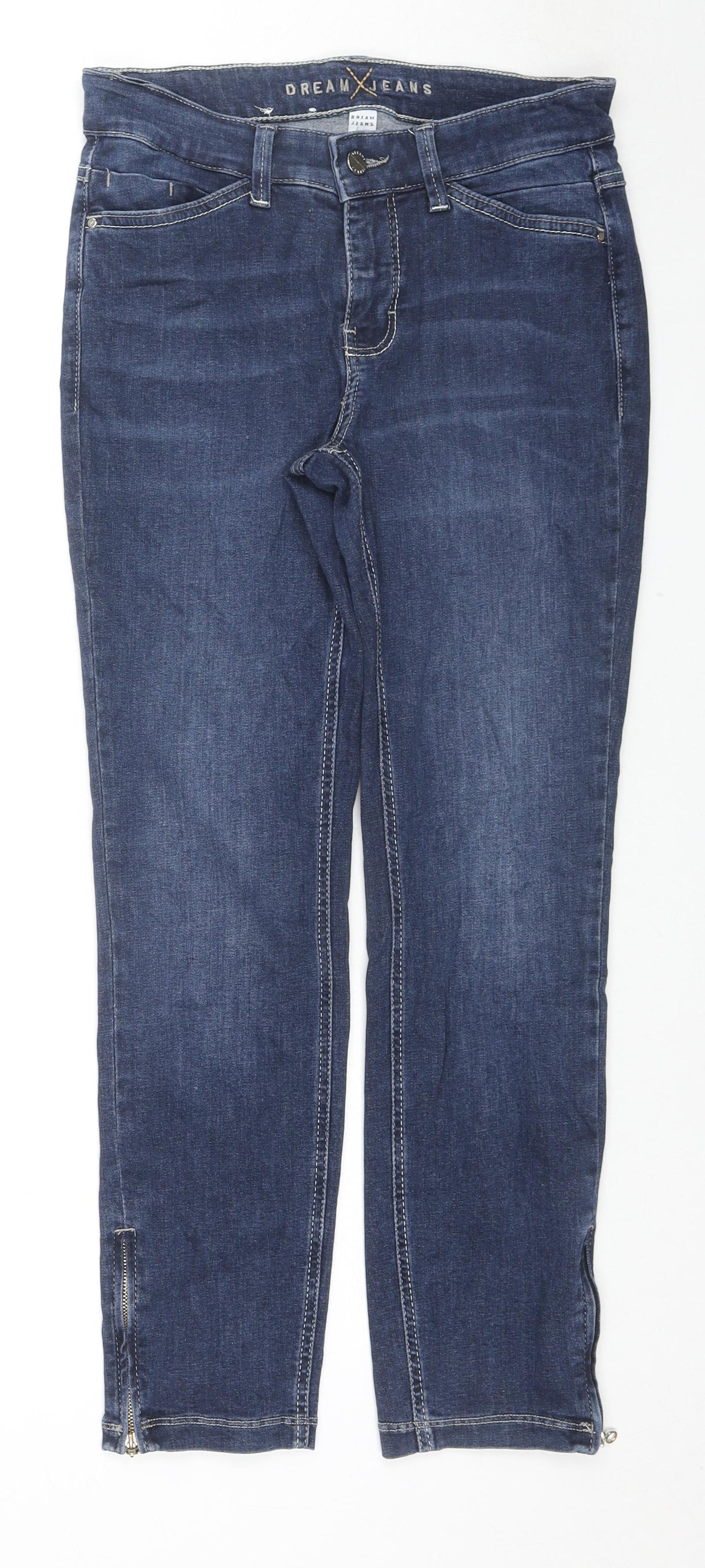 Womens UK Size 28 in Dream Jeans Regular Fit Skinny Blue Jeans