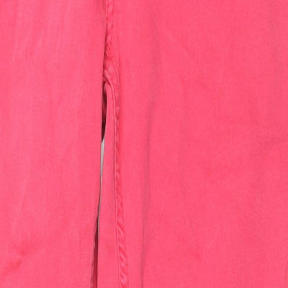 Womens UK Size 10 Marks and Spencer Regular Fit Skinny Pink Jeans