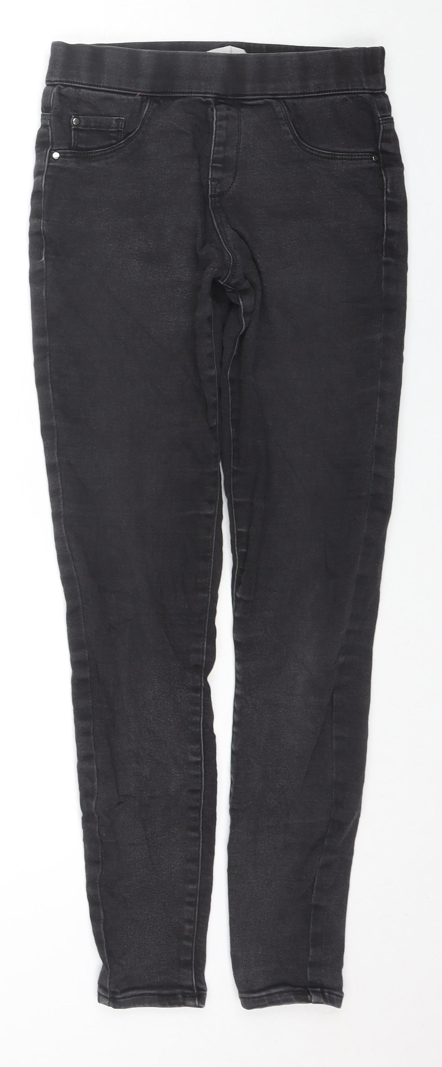 George Womens Black Cotton Jegging Jeans Size 8 L28 in Regular Zip