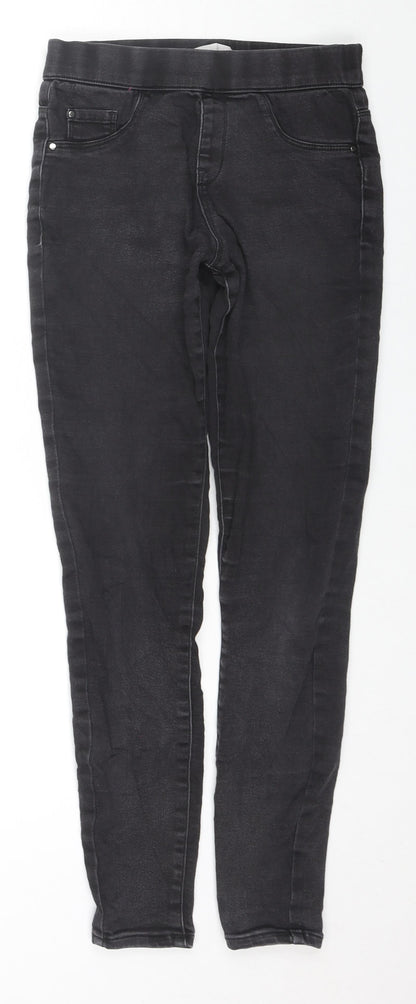 George Womens Black Cotton Jegging Jeans Size 8 L28 in Regular Zip