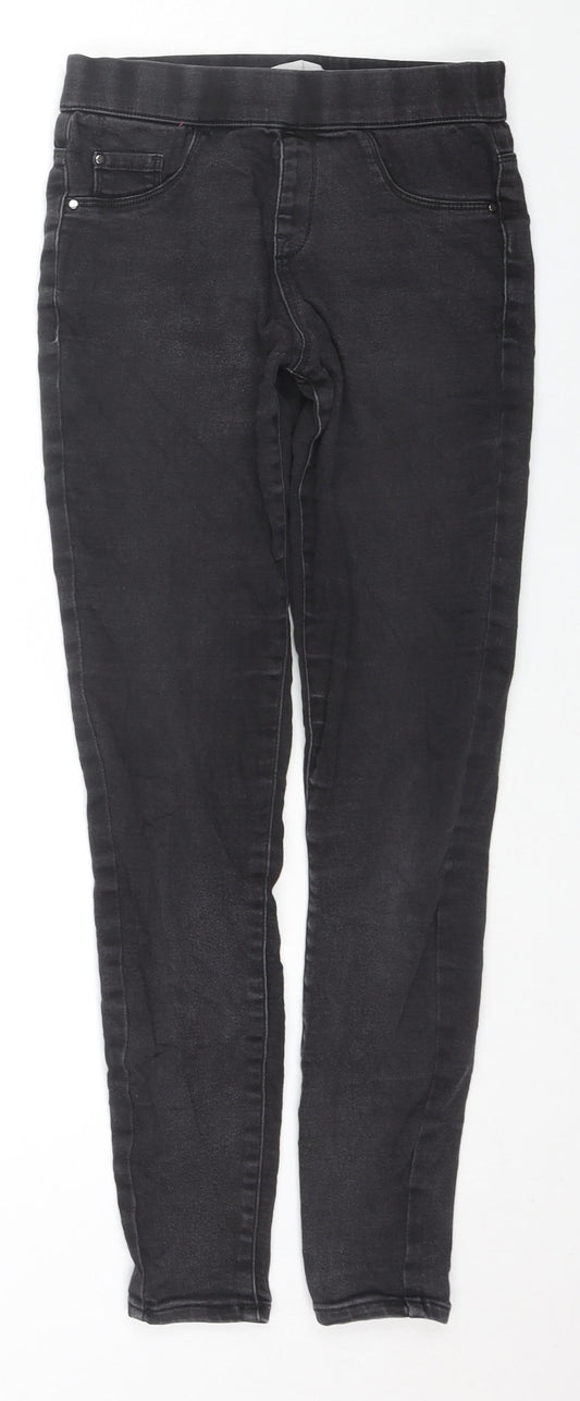 George Womens Black Cotton Jegging Jeans Size 8 L28 in Regular Zip