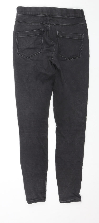 George Womens Black Cotton Jegging Jeans Size 8 L28 in Regular Zip