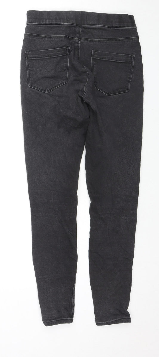 George Womens Black Cotton Jegging Jeans Size 8 L28 in Regular Zip