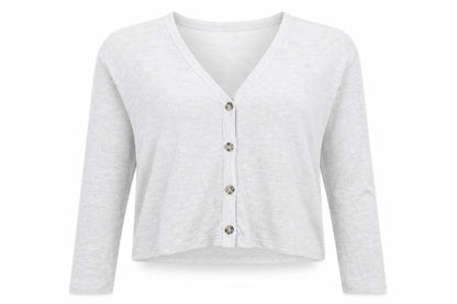 Womens UK Size M H&M Grey Cardigan Jumper