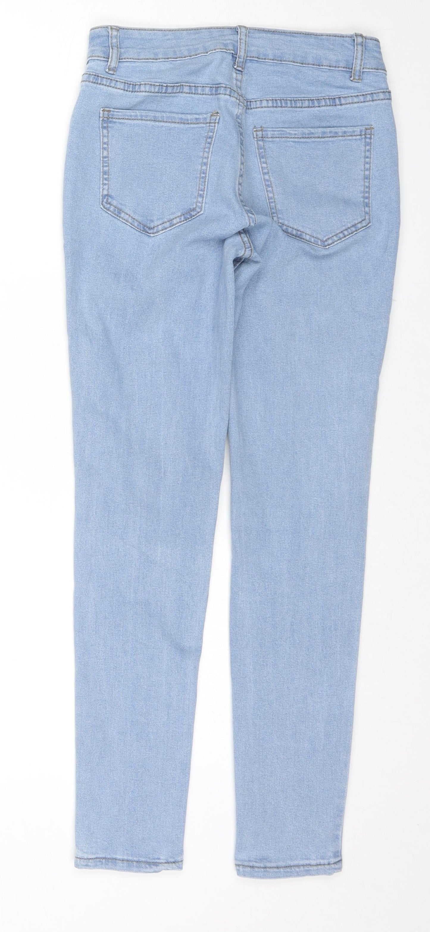 Womens UK Size XS Jeans Regular Fit Skinny Blue Jeans