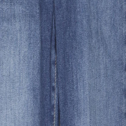 Never Denim Mens Blue Cotton Skinny Jeans Size S L28 in Regular Zip