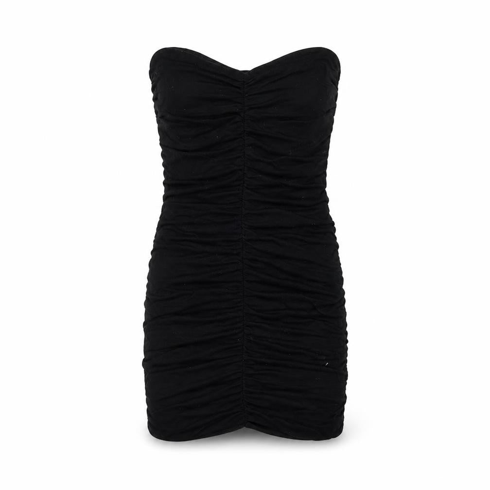 ASOS Womens Black Viscose Bodycon Size 10 Off the Shoulder Pullover