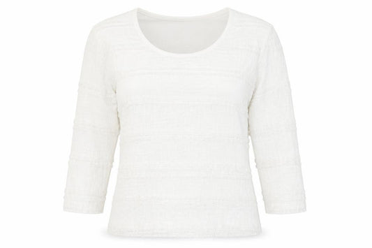 Womens UK Size S Precis White Jersey T-Shirt