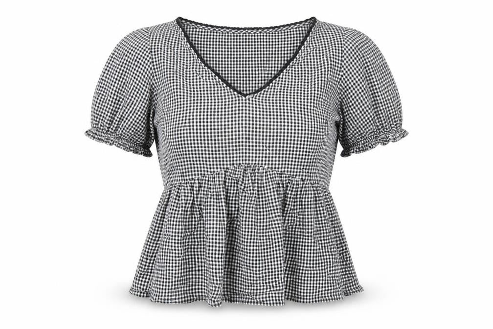 Womens UK Size 10 Miss Selfridge Grey Jersey T-Shirt