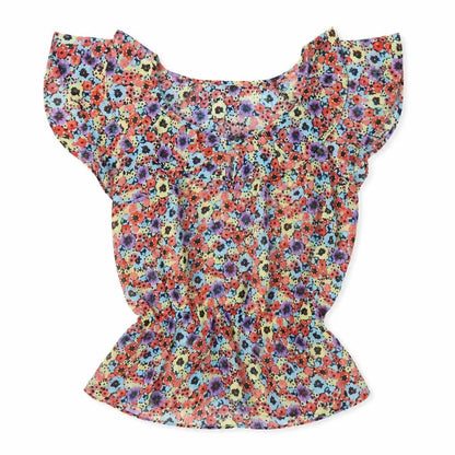 Womens UK Size 4 H&M Multicoloured Basic Blouse