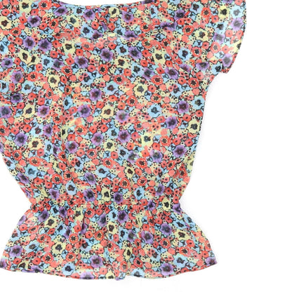 Womens UK Size 4 H&M Multicoloured Basic Blouse