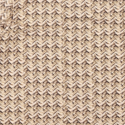 Uta Raasch Womens Beige Herringbone Viscose Basic T-Shirt Size 16 Cowl Neck