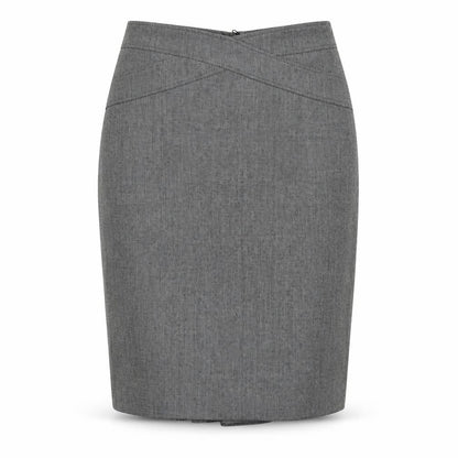 Womens UK Size 12 Marks and Spencer Grey Straight & Pencil Skirt