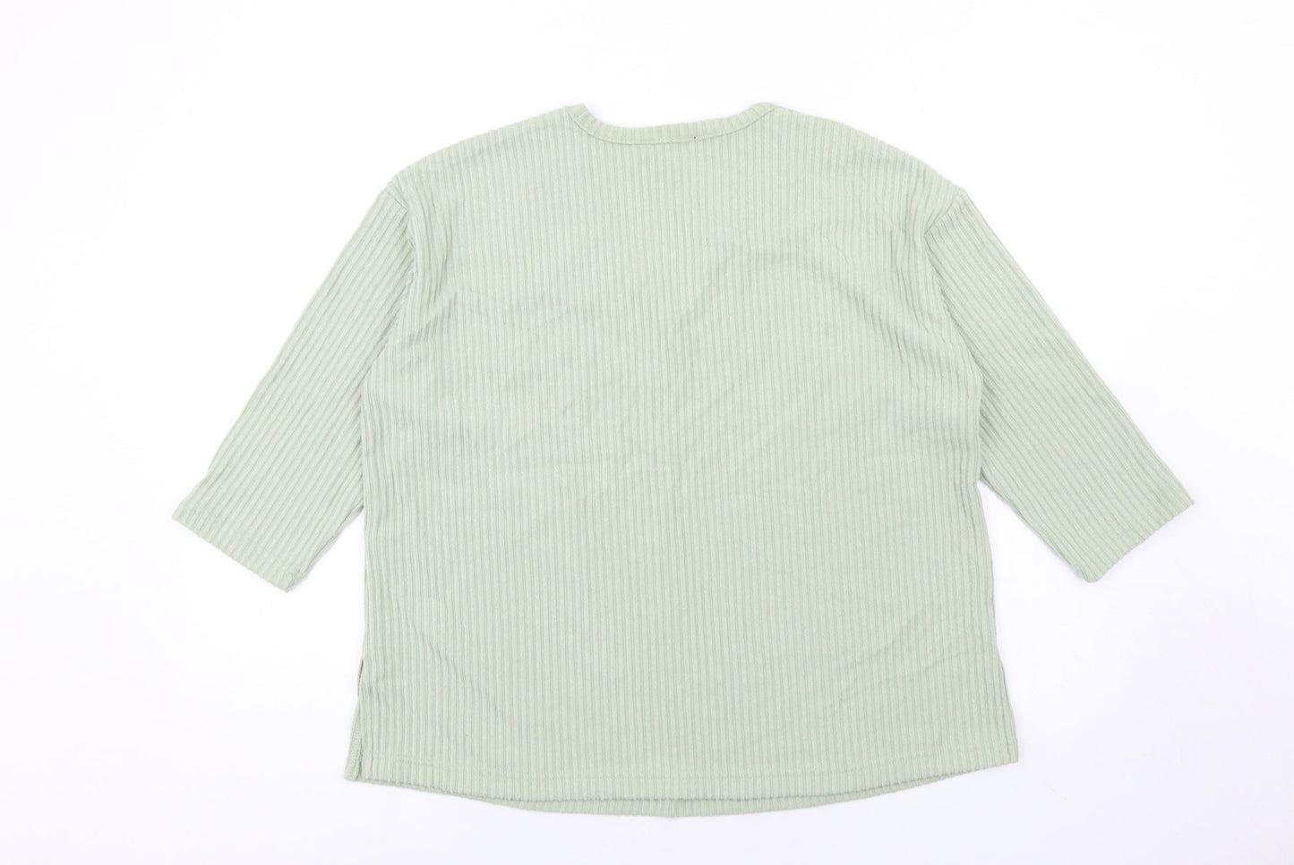 Womens UK Size M New Look Green Pullover Jumper