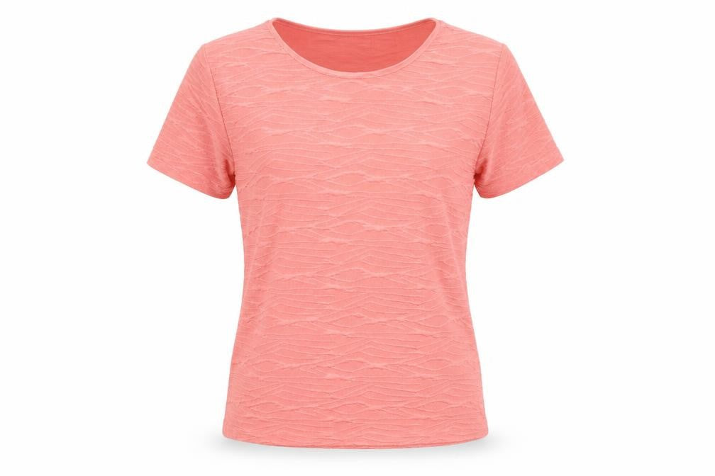 Womens UK Size S EWM Pink Basic T-Shirt