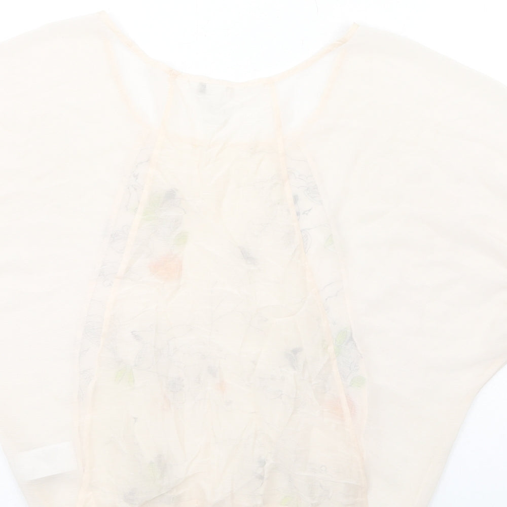 Womens UK Size 8 H&M Ivory Basic Blouse