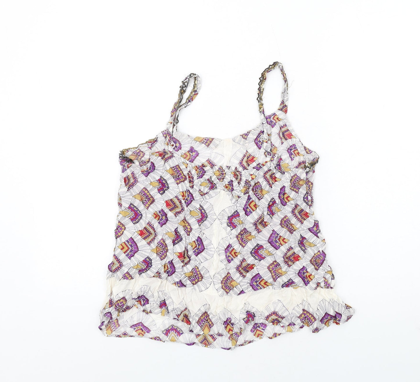 Womens UK Size 14 Per Una Multicoloured Camisole Tank