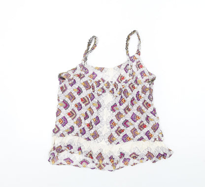 Womens UK Size 14 Per Una Multicoloured Camisole Tank