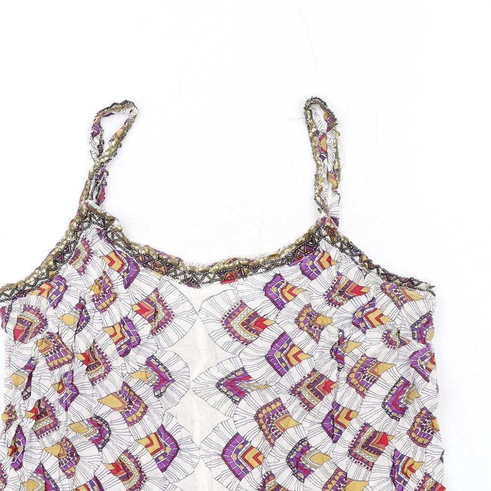 Womens UK Size 14 Per Una Multicoloured Camisole Tank