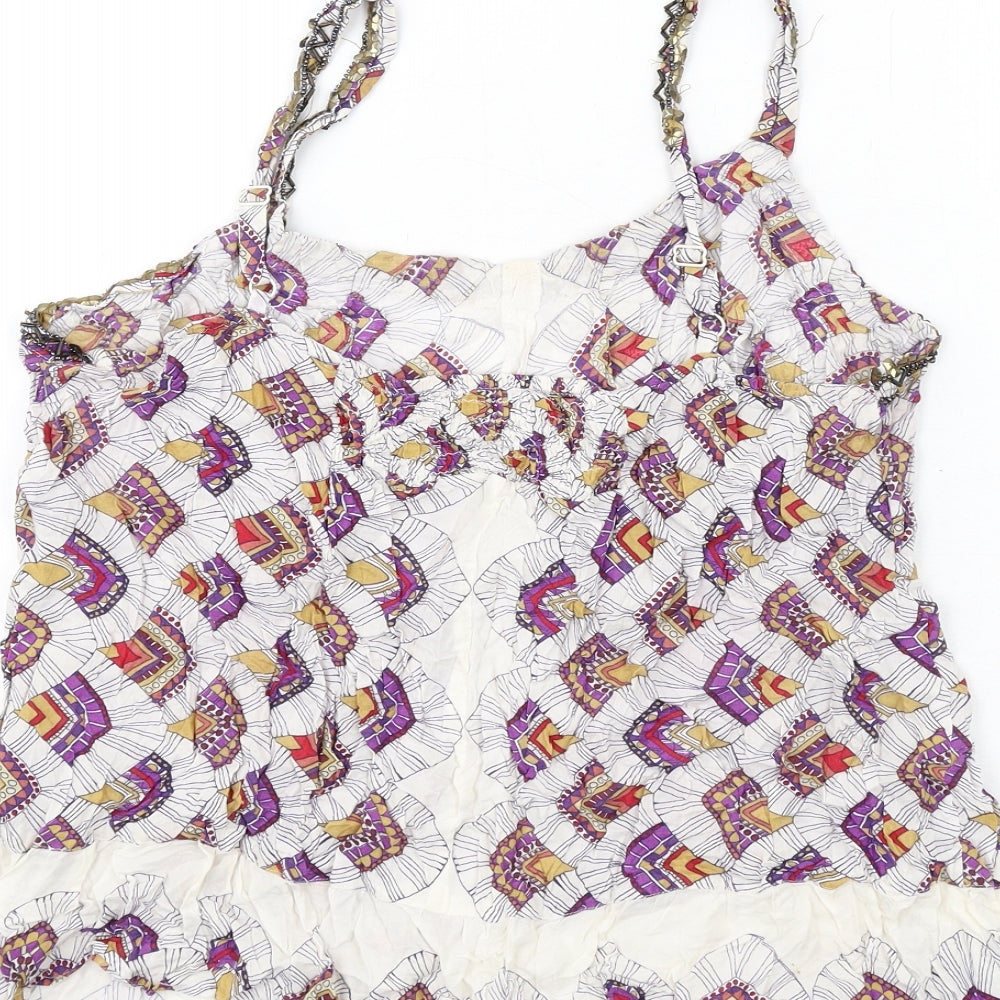 Womens UK Size 14 Per Una Multicoloured Camisole Tank