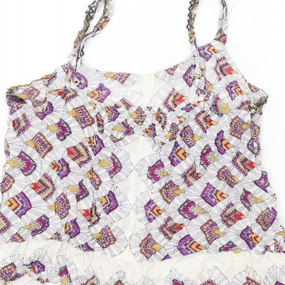Womens UK Size 14 Per Una Multicoloured Camisole Tank