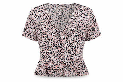 Womens UK Size 8 Miss Selfridge Multicoloured Basic T-Shirt