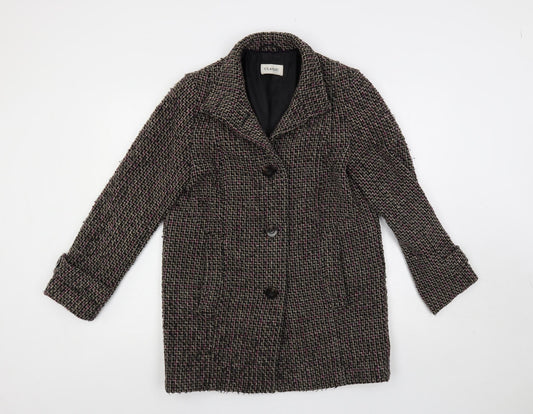 Womens UK Size 10 Marks and Spencer Multicoloured Overcoat