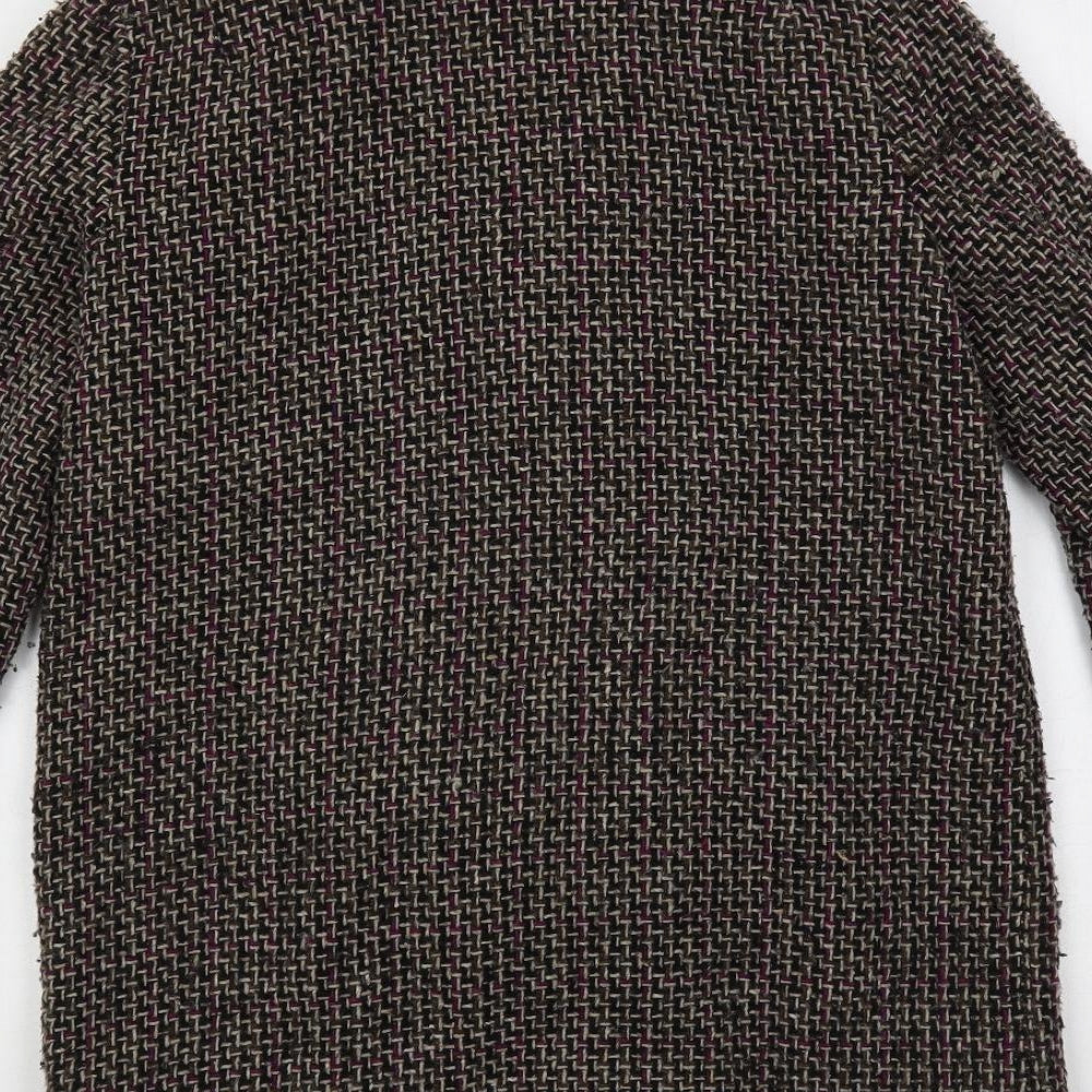 Womens UK Size 10 Marks and Spencer Multicoloured Overcoat