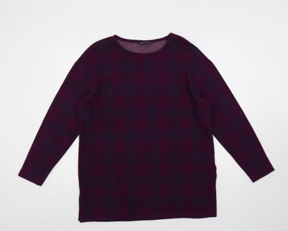 Womens UK Size 16 Marks and Spencer Purple Basic Blouse