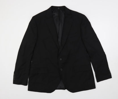 Mens UK Size 36 Marks and Spencer Regular Black Suit Jacket