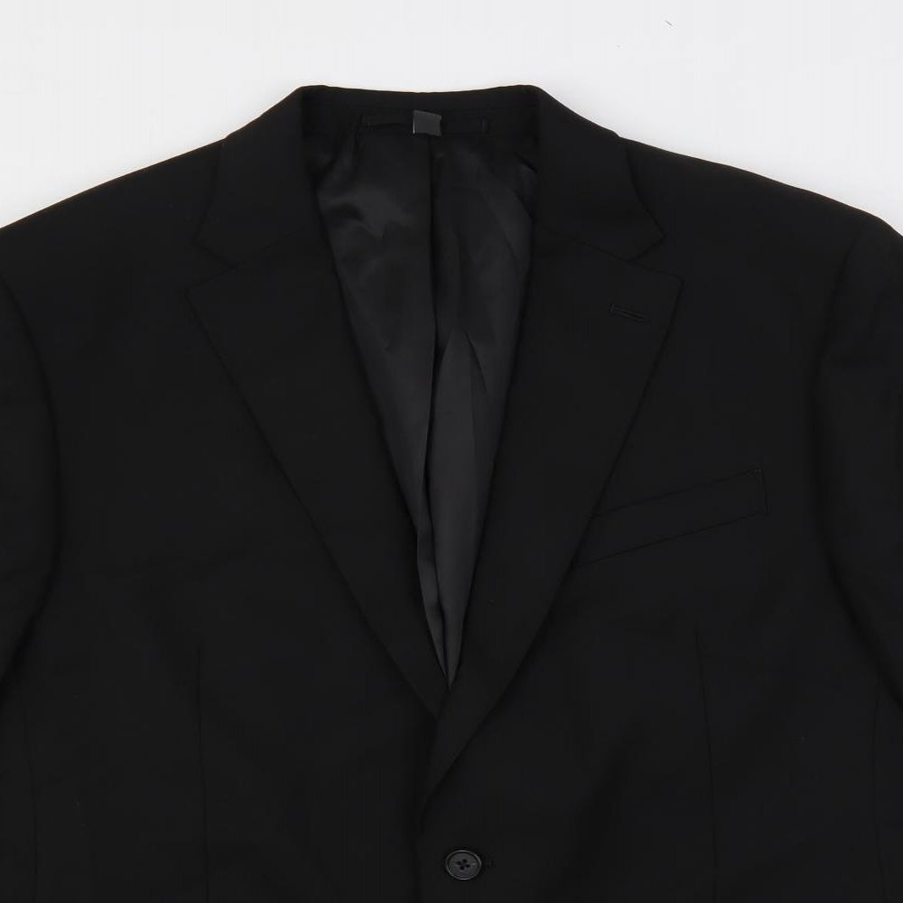 Mens UK Size 36 Marks and Spencer Regular Black Suit Jacket