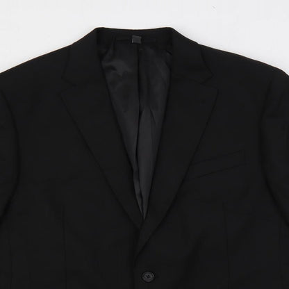 Mens UK Size 36 Marks and Spencer Regular Black Suit Jacket