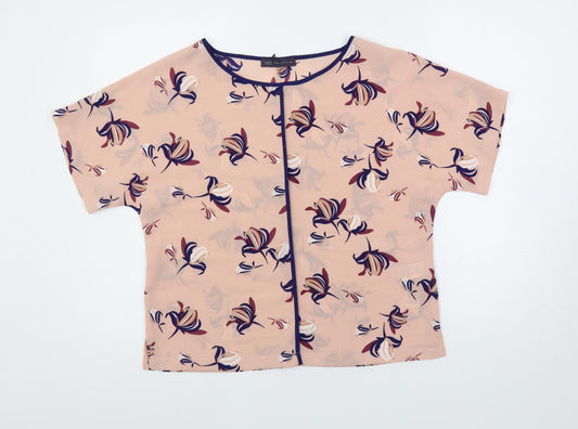 Womens UK Size 10 Marks and Spencer Pink Basic Blouse