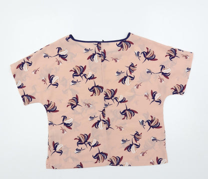 Womens UK Size 10 Marks and Spencer Pink Basic Blouse