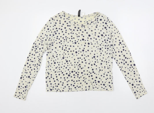 Womens UK Size S H&M Ivory Pullover Jumper