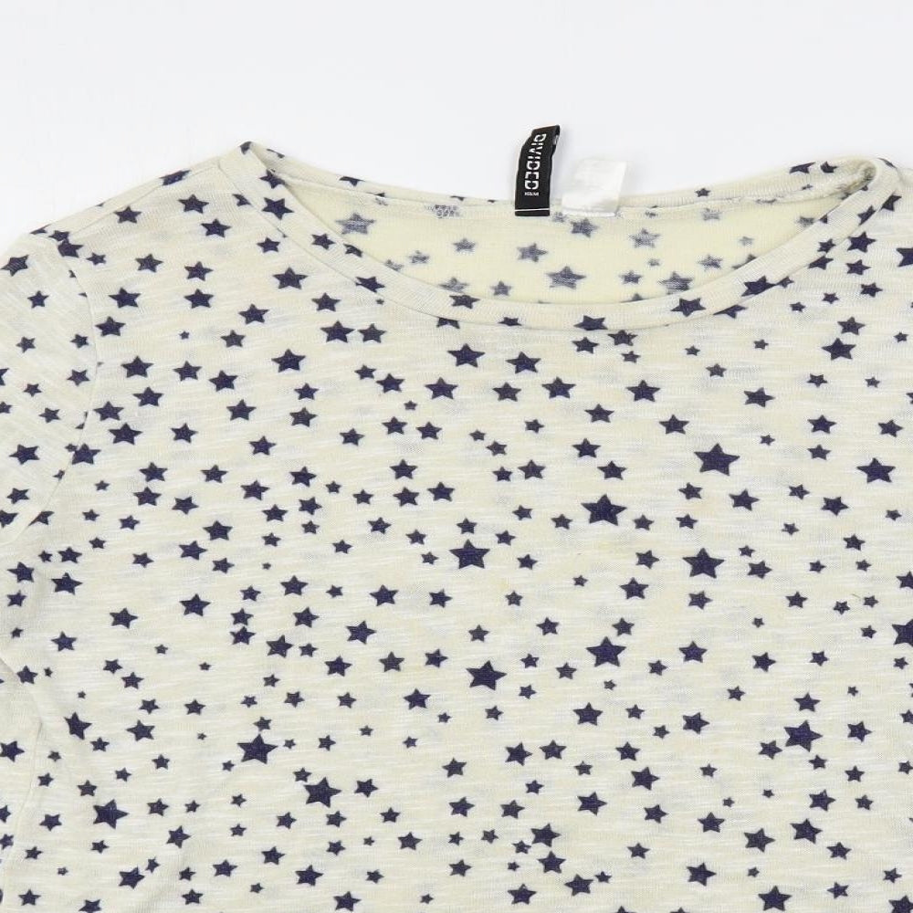 Womens UK Size S H&M Ivory Pullover Jumper
