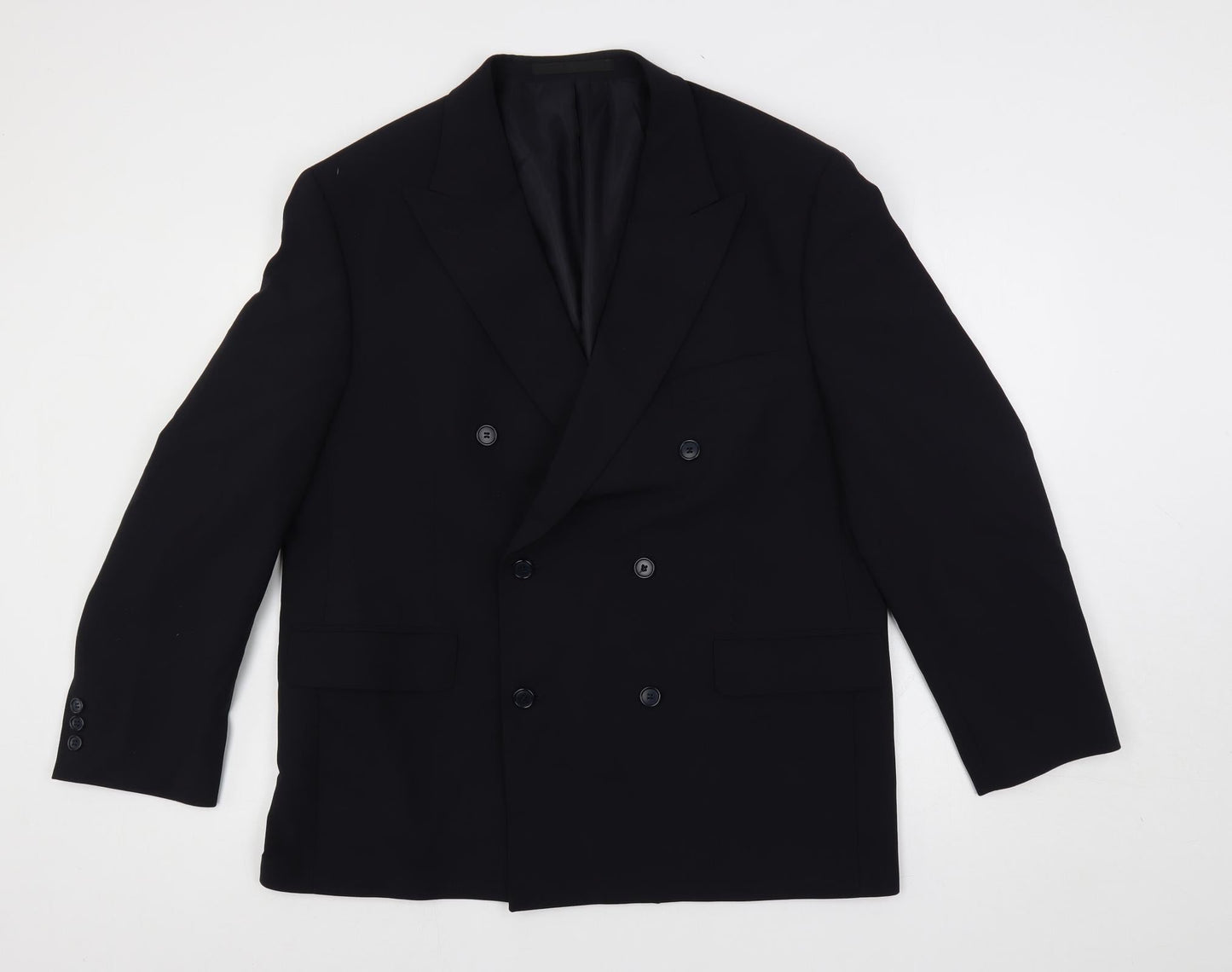 Mens UK Size 44 Marks and Spencer Regular Blue Suit Jacket