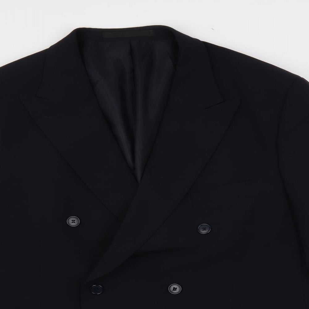 Mens UK Size 44 Marks and Spencer Regular Blue Suit Jacket
