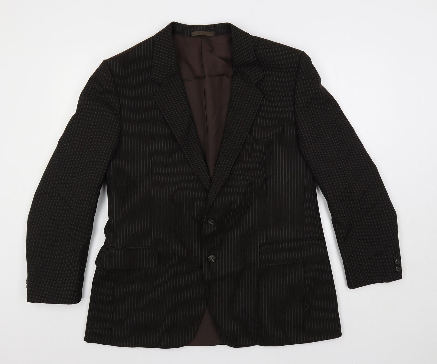 Mens UK Size 40 Hornes Regular Brown Suit Jacket