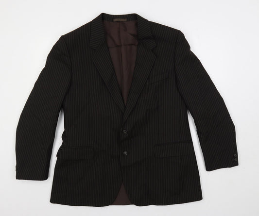 Mens UK Size 40 Hornes Regular Brown Suit Jacket