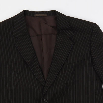 Mens UK Size 40 Hornes Regular Brown Suit Jacket
