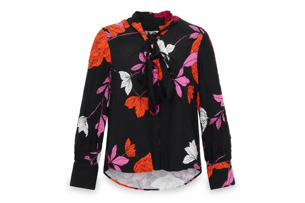 Womens UK Size 8 Autograph Black Basic Button-Up