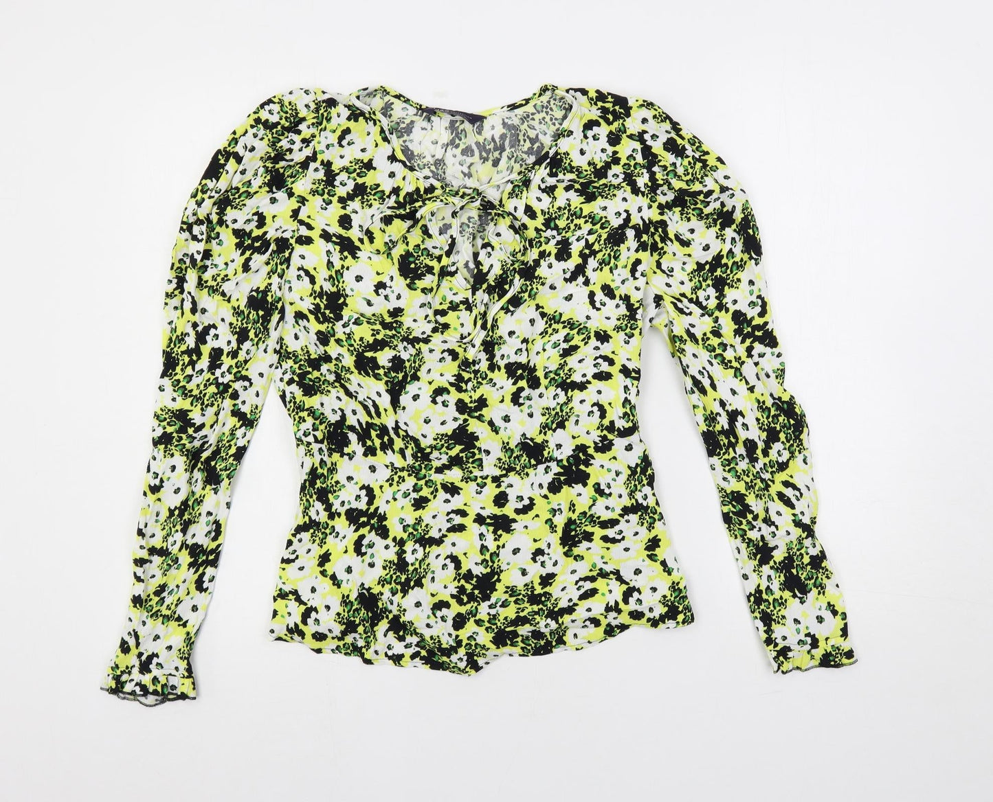 Womens UK Size 8 Marks and Spencer Multicoloured Basic Blouse