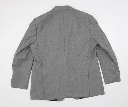 Mens UK Size 48 Varteks Regular Black Suit Jacket
